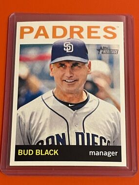 Bud Black #173 [Manager] 2013 Topps Heritage Baseball Trading Card
